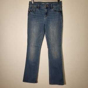 Old Navy Mid-Rise Kicker Boot Cut Denim Jean size 2